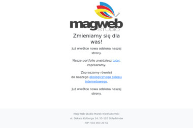 Mag Web Studio Marek Niewiadomski - Wykonanie Strony Internetowej Golędzinów