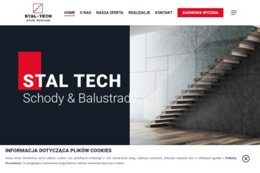 Stal-Tech Kraków schody balustrady - Schody Metalowe Kraków