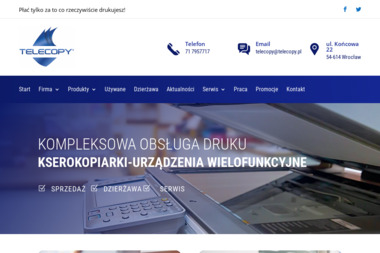 Telecopy Sp. z o.o. - Sprzedaż Kserokopiarek Wrocław