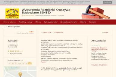 Wyburzenia Rozbiórki Kruszywa Budowlane SENTEX Olsztyn piasek żwir - Perfekcyjna Rozbiórka Budynków