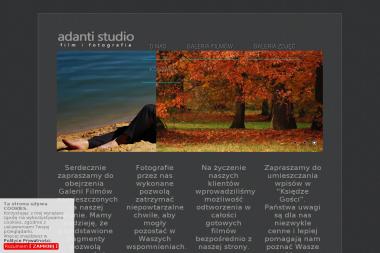 "Adanti" Studio Video wideofilmowanie fotografia ślubna kamerzysta weselny Częstochowa - Kamerzysta Częstochowa