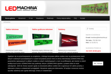 Ledmachina Sp. z o.o. - Materiały reklamowe Wrocław