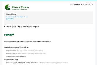 Klimat z Pompą | Klimatyzatory i Pompy ciepła | - Systemy wentylacyjne WARSZAWA