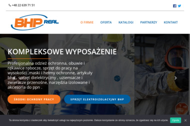 REAL BHP - Środki Ochrony Pracy i Elektroizolacja - Hurtownia Odzieży Warszawa