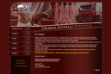 Ubojnia zwierzątrze rzeźnych dragon s.j.