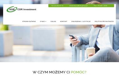 SGB CDR Investment Sp. z o.o. - Wykup Długów Warszawa