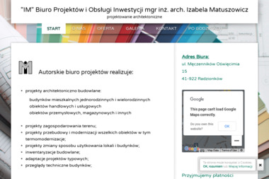 Biuro Projektów i Obsługi Inwestycji "IM" - Biuro Projektowe Radzionków