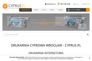 Drukarnia Cyfrowa Cyfrus.pl - Introligator Wrocław
