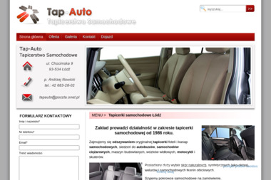 Tap-Auto - Naprawa Foteli Samochodowych Łódź