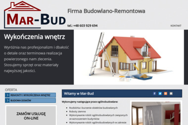FIRMA BUDOWLANO-REMONTOWA "MAR-BUD" - Doskonałe Konstrukcje Drewniane Kłobuck