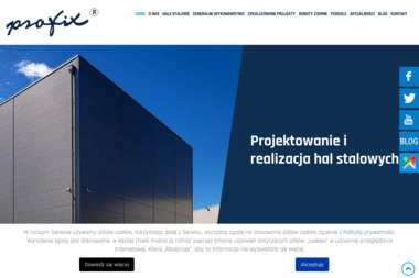 Profix spółka z ograniczoną odpowiedzialnością - Solidne Projektowanie Hal Kraków