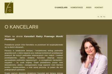 Kancelaria Radcy Prawnego Monika Frontczak - Radca prawny Poznań