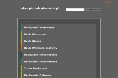 Skorpion Druk Reklama Wydawnictwo - Introligator Warszawa