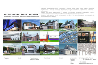 Krzysztof Kaczmarek - Architekt - Budowa Domów Szkieletowych  Poznań