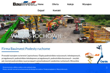 Bauinvest - Sprzedaż Minikoparek Częstochowa