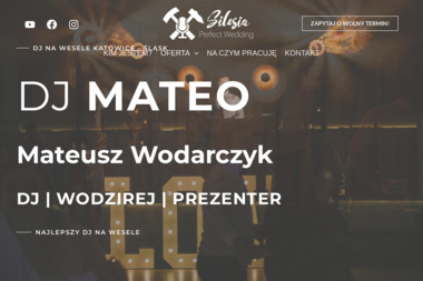 Prezenter muzyczny DJ Mateo - Pokazy Pirotechniczne Warszawa