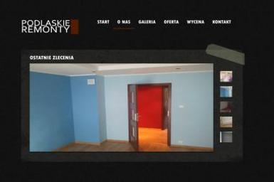 Podlaskie Remonty Kompleksowe Usługi Wykończeniowe - Firma Geodezyjna Białystok