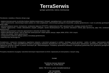 TerraSerwis - Budownictwo Inżynieryjne Otwock