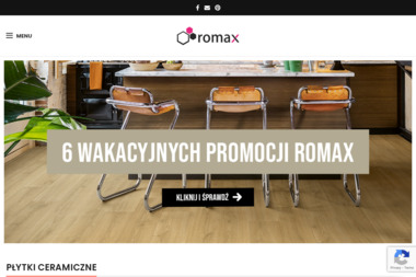 Romax Glazura Łazienki Podłogi Drzwi - Okazyjna Sprzedaż Drzwi Wewnętrznych