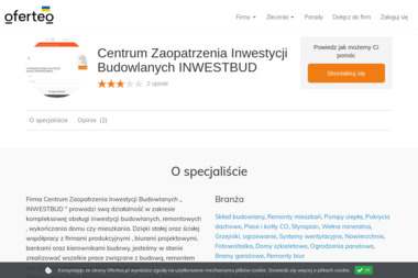 Centrum Zaopatrzenia Inwestycji Budowlanych INWESTBUD