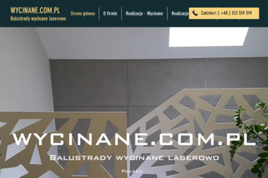 WYCINANE.COM.PL Bartłomiej Michalski - Staranne Balustrady Balkonowe ze Stali Nierdzewnej Warszawa