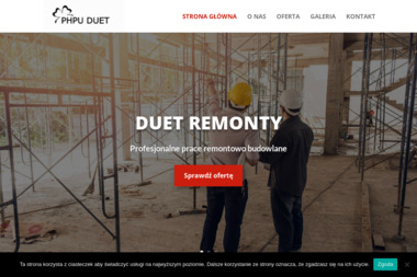 Przedsiębiorstwo Handlowo - Przemysłowo - Usługowe "DUET" - Solidna Przebudowa Biura w Kłobucku