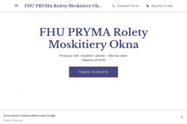 FHU Pryma Okna Rolety Moskitiery Krosno - Dobry Producent Okien Drewnianych Krosno