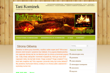 Tani-kominek Jerzy Ż&oacute;łtański - Kominki Warszawa