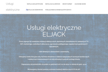 Eljack - Usługi Elektryczne - Instalatorstwo energetyczne Kościerzyna