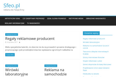 SFEO - Tworzenie Interaktywnych Stron Internetowych Katowice