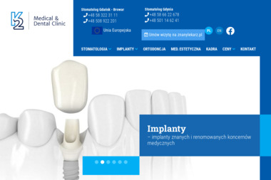 Gabinet stomatologiczno-implantologiczny K2 DENTAL - Dentysta Gdańsk