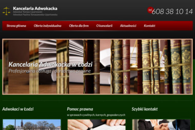 Kancelaria Adwokacka Adwokat Tomasz Lipartowski - Adwokat Łódź