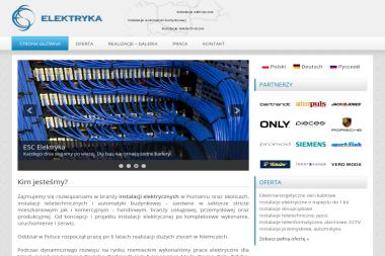 ESC Elektryka, www.escelektryka.pl - Projektowanie Instalacji Sanitarnych Poznań