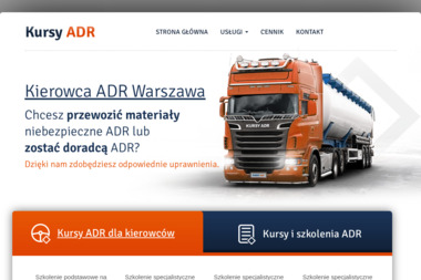 Kursy ADR - Ośrodek Szkolenia Zawodowego - ABC Szkolenia