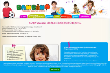 Bambino Igor Zbrzeski - Przedszkole Warszawa