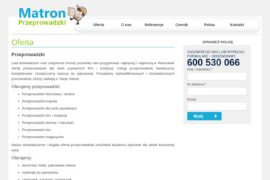 MATRON Marek Marton - Usługi Przeprowadzkowe Warszawa