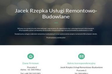 Jacek Rzepka Usługi Remontowo Budowlane - Doskonałe Elewacje Domów Piętrowych Milicz