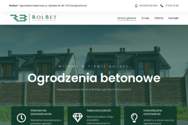 Regina Jurek Zakład Wyrobów Betonowych - Ogrodzenia betonowe Komprachcice