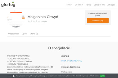 Małgorzata Chwyć - Kredyt Konsumpcyjny Swarzędz