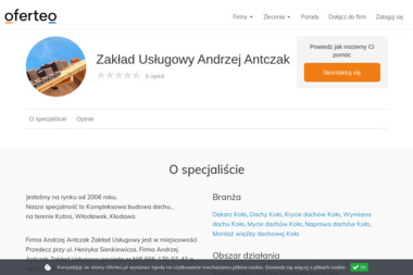 Zakład Usługowy Andrzej Antczak - Naprawa Dachów Przedecz