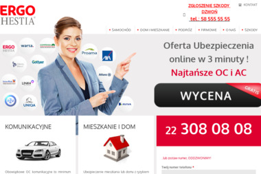 Ergo Hestia - Ubezpieczenia na Podr&oacute;ż Warszawa