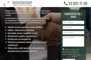 Kancelaria Radców Prawnych Baurska, Senkowska, Szczęsna i Partnerzy - Kancelaria Prawa Pracy Warszawa