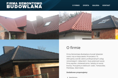 FIRMA REMONTOWO-BUDOWLANA - Płyta karton gips Koluszki