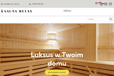 Sauna Relax - Nowoczesny Mebel Rzeszów