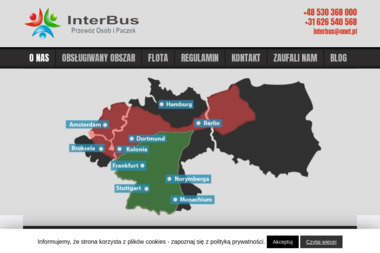 InterBus Busy do Holandii, Niemiec i Belgii. - Przewóz Osób Busem Jastrowie
