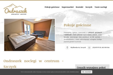 Noclegi na kwaterach Ondraszek w Szczyrku