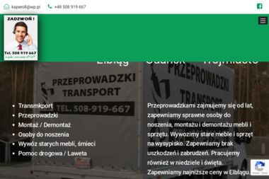 Transport Przeprowadzki ADAM Kacper Wojtyński - Doskonałe Usługi Przeprowadzkowe Elbląg
