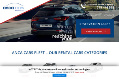 Anca Cars - Wynajem Samochod&oacute;w Warszawa