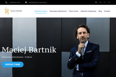 Kancelaria Adwokacka Maciej Bartnik - Prawo Karne Kraków
