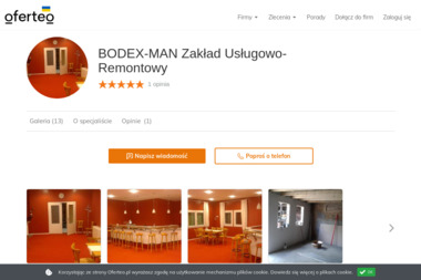 BODEX-MAN Zakład Usługowo-Remontowy - Pierwszorzędne Wyrównywanie Ścian Słupca
